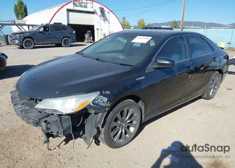 2015 Toyota Camry Hybrid Xle z USA, uszkodzony, nr VIN 4T1BD1FK5FU144278